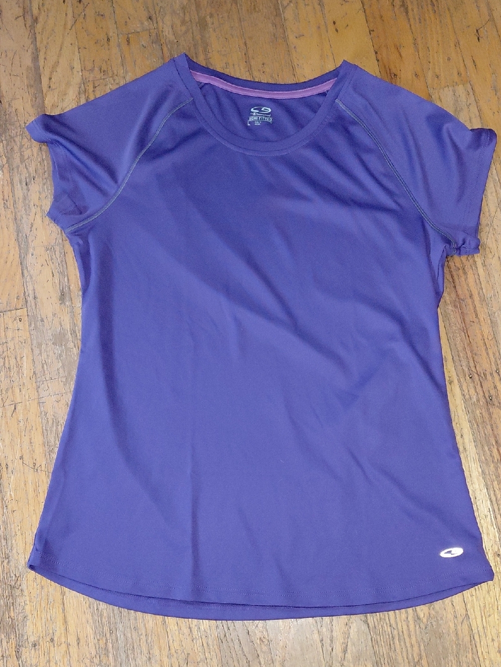 Champion Purple Short Sleeve Active Tee